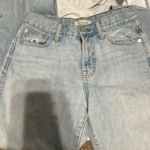 Light wash Madewell jeans